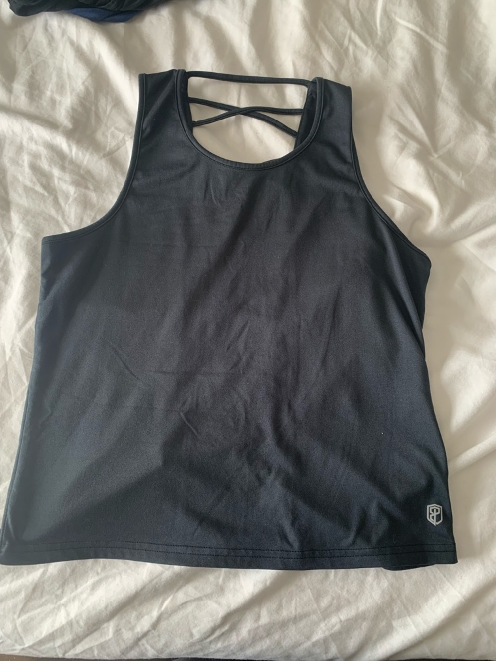 Born Primitive Black Strappy Crop Tank